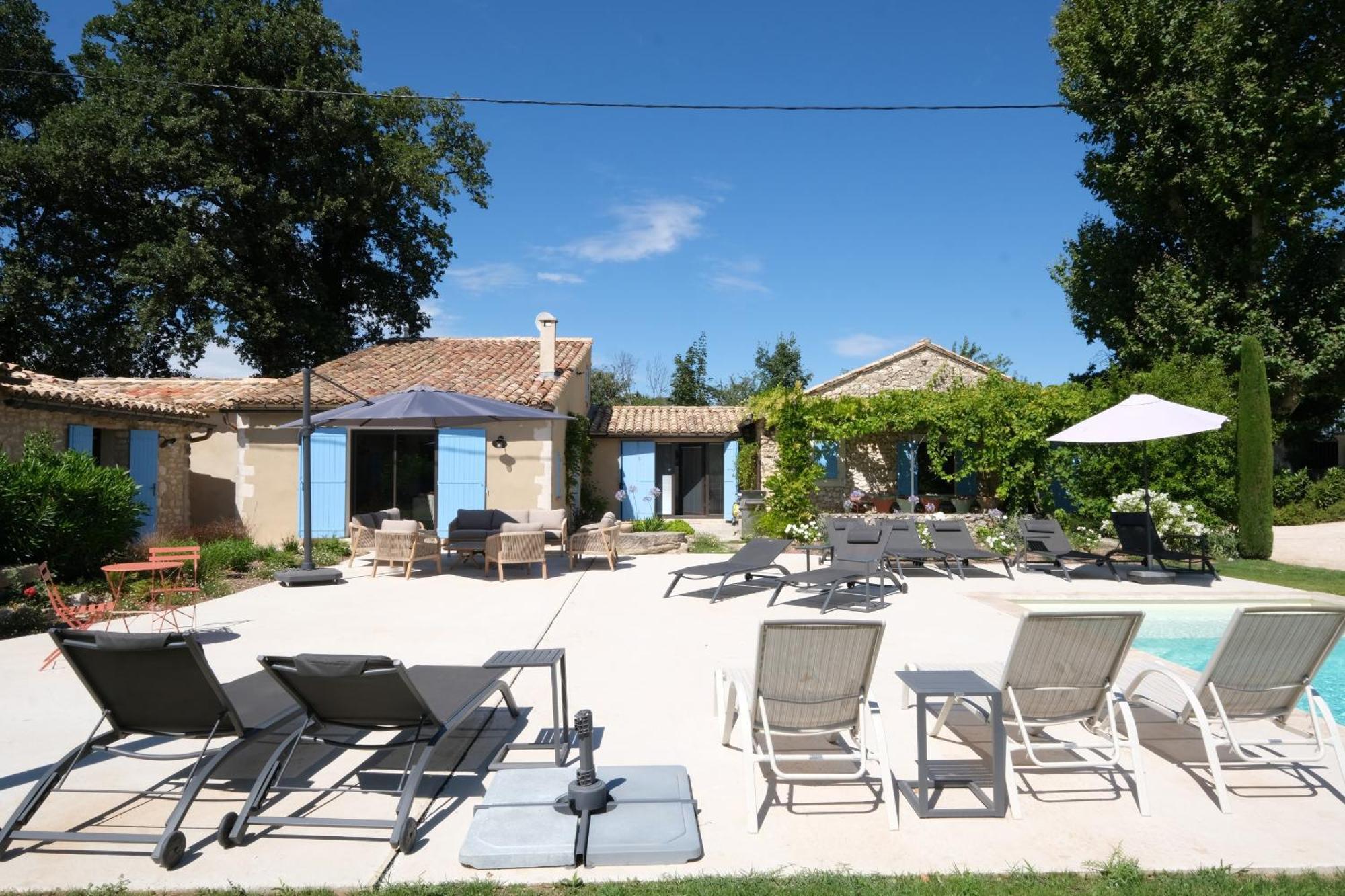 Provencal House With Heated Pool, View Of The Luberon In Robion - Accommodates 12 People. Luaran gambar