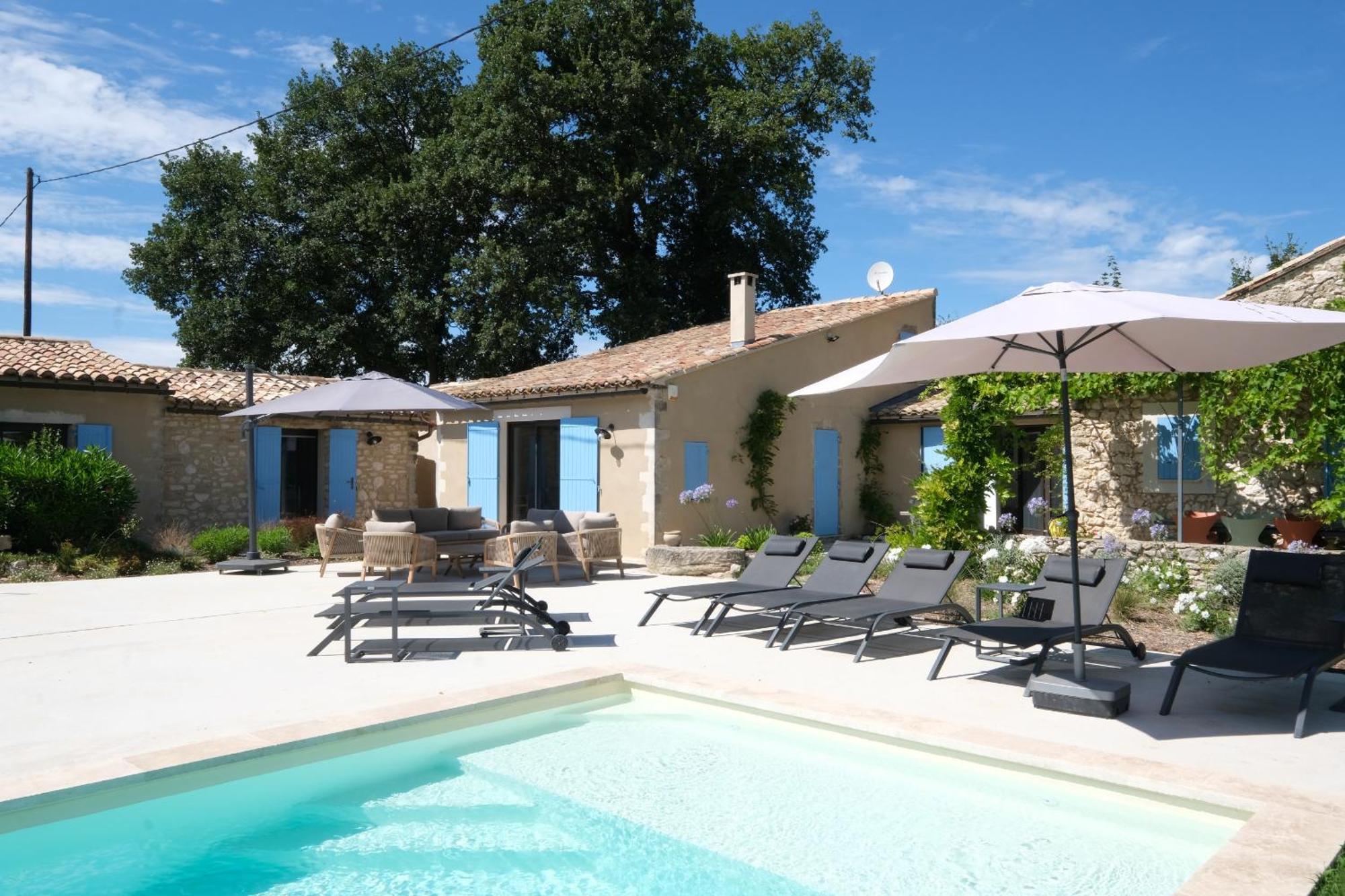 Provencal House With Heated Pool, View Of The Luberon In Robion - Accommodates 12 People. Luaran gambar