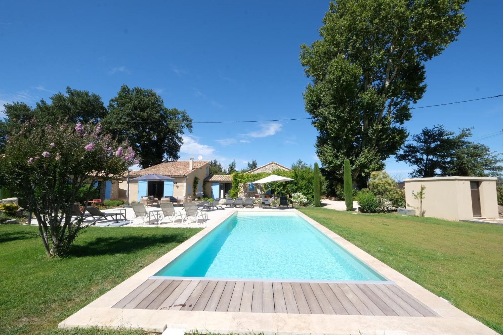 Provencal House With Heated Pool, View Of The Luberon In Robion - Accommodates 12 People. Luaran gambar