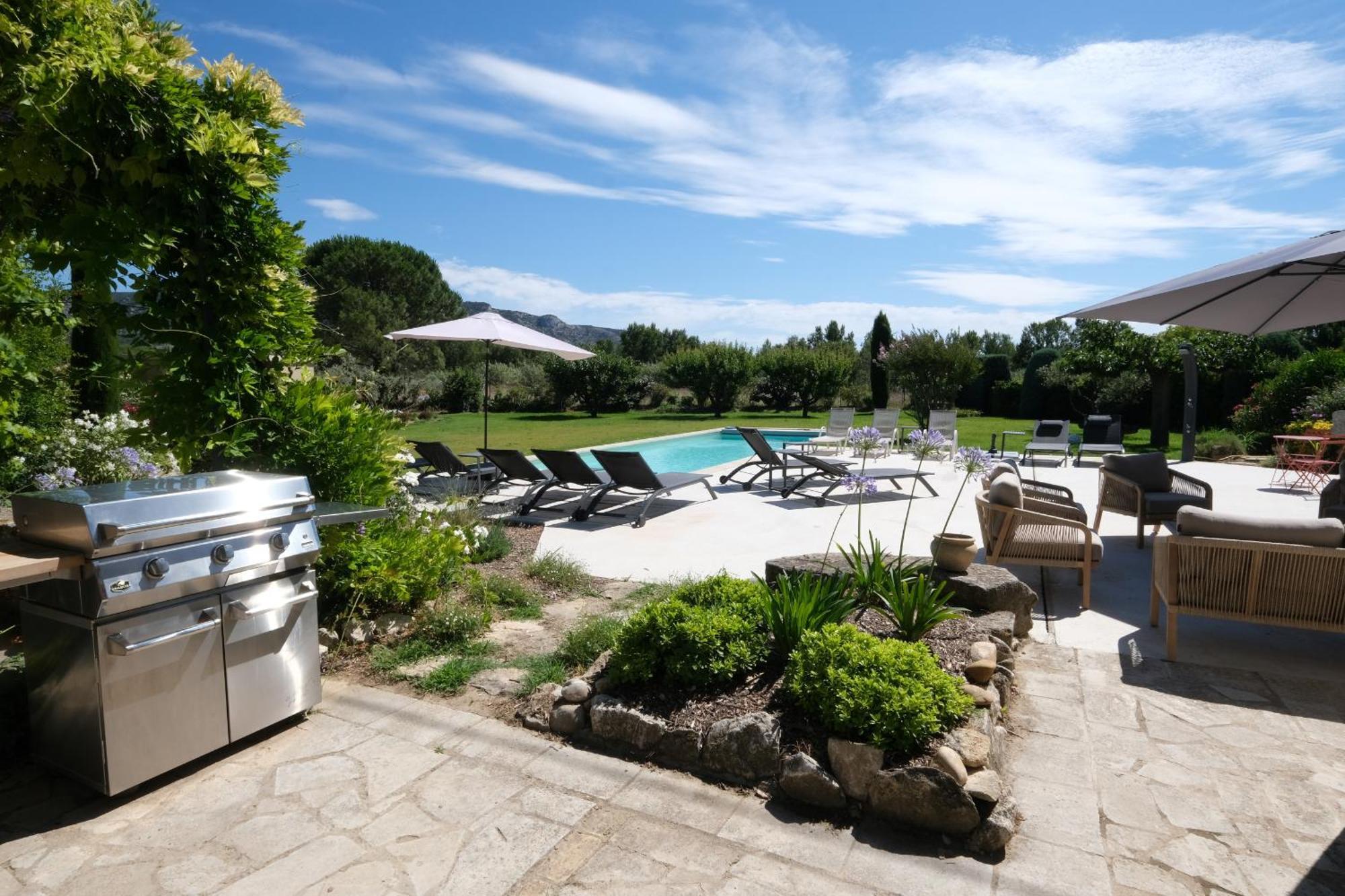 Provencal House With Heated Pool, View Of The Luberon In Robion - Accommodates 12 People. Luaran gambar
